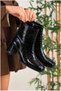 Women's Casual Thick Heeled Stylish Square Toe Ankle Boots