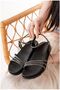 Women's Summer Stoned Open Comfortable Lightweight Sandals - 3