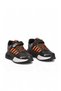 Velcro Fastened Thick Soled Black-Orange Boys' Walking and Sports Shoes Sneaker 748 Volume - 3