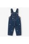 Baby Girl Children's Jeans Embroidered Salopet + Diaper Bag - 3
