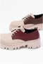 Women's Lightweight High-Sole Garni Lace-Up Comfort Loafer Shoes - 5