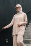 Long Sleeve Bamboo Blouse 162 Beige - 2