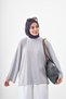 Women's Crew Neck Slim Line Long Sleeve T-Shirt Gray
