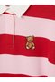 Peak New Season Red Polo Collar Oversized Women's Thick Sweatshirt. - 3