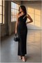 Women's Evening Dress One-Shoulder Stylish Dress - 5