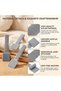 120 Pack Grey Hook and Loop Cable Straps, Reusable Self-Adhesive Cable Management Ties, Multipurpose - 3