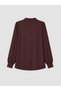 Plum Plus Size Tie-Neck Blouse - 4