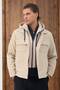 Hooded Padded Fabric Coat - 3