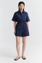 Women's Textured Jumpsuit with Elastic Waist - 2