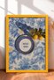 Sole Mio Written Plate and Lemons Framed Painting Italy Poster Living Room Kitchen Wall Decor Itn065