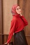 Twill Silk Scarf Mihenk Red - 3