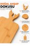 Deer Horn Wooden Cutting and Presentation Board 37X18 cm |   Decorative Serving & Breakfast Board - 3