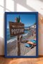 Positano Beach Wooden Sign Framed Painting Italy Poster Living Room Kitchen Wall Decor Itn077