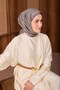 Twill Silk Scarf Vega Gray - 2