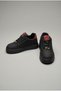 Farm Women's Sneakers Lace-Up Sports Shoes Beaded Black Leather - 3