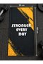 Stronger Every Day Printed Sports Fitness Towel, 50X100 Cm, Highly Absorbent, Quick-Drying, Sports Towel for Athletes, Fitness Training, Gym, Boxing. - 2
