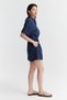 Women's Textured Jumpsuit with Elastic Waist - 3