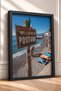 Positano Beach Wooden Sign Framed Painting Italy Poster Living Room Kitchen Wall Decor Itn077 - 2