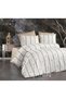 Brown Bow Floral Duvet Cover Set Single Duvet Cover Set with Elastic Fitted Sheet