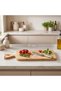 Deer Horn Wooden Cutting and Presentation Board 37X18 cm |   Decorative Serving & Breakfast Board - 2