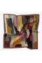 Twill Silk Scarf Painterly Burgundy - 5
