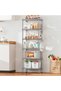 6-Tier Metal Shelving Unit,Adjustable Wire Shelving Unit(Silver) - 2