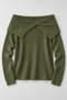 Women's Madonna Collar Wool Knitwear Sweater - 2