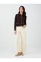 Bitter Brown Pocket Detailed Shirt Collar Long Sleeve Knitwear Cardigan - 3