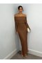 Rochie maxi, maro
