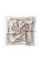 Twill Silk Scarf Botanical Beige - 5