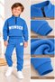 Winter 3 Threaded Yarn Half-Zip Top and Bottom Set (3-7 Years Old) - 2