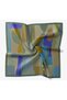 Twill Silk Scarf Painterly Mint Green - 5