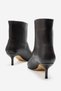 Women's Enzo Bitter Brown Faux Leather Pull-On Boots Thin Heeled Boots - 4