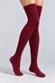 Women's Thick Ribbed Knee-High Knitted Leggings Socks - 2