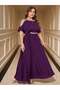 Rochie maxi, mov - 3