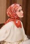 Twill Silk Scarf Botanical Tile - 2
