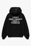 I Don'T Need Therapy Printed Black Oversize Unisex Hoodie