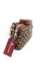 Brown Double Compartment Women's Shoulder Bag - 3
