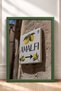 Lemon Patterned Amalfi Direction Sign Framed Painting Italy Poster Living Room Kitchen Wall Decor Itn078 - 3