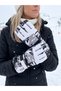 Streetwear Design Black-White Waterproof Ski/Snowboard Snow Gloves - Ski Gloves - 4