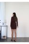 Draped Mini Dress with Waist Belt E.H Collection - 6