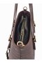 Brown, Iguana Patterned, Bucket Model, Adjustable Belt, Women's Shoulder Bag - 5
