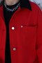 Red Velvet Collar Detailed Jacket - 4