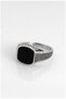 Titan Blackstone Black Stone 316L Steel Men's Ring - 3