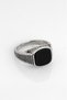 Titan Blackstone Black Stone 316L Steel Men's Ring - 2
