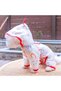 Small Breed Dog Raincoat Transparent Rainbow Patterned Overalls with Ears Raincoat 3 - 3.5 kg - 7