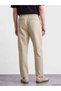 Özmarka New Season Beige Regular Fit Men's Trousers - 4