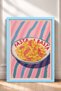Pasta E Basta Written Twisted Pasta Framed Table Italy Poster Living Room Kitchen Wall Decor Itn086 - 3