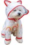 Small Breed Dog Raincoat Transparent Rainbow Patterned Overalls with Ears Raincoat 3 - 3.5 kg - 5