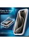 Screen Protector for iPhone 15 Pro Max, 2+2 Pack - 5